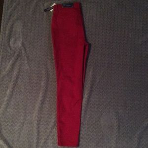Talbots red jeggings